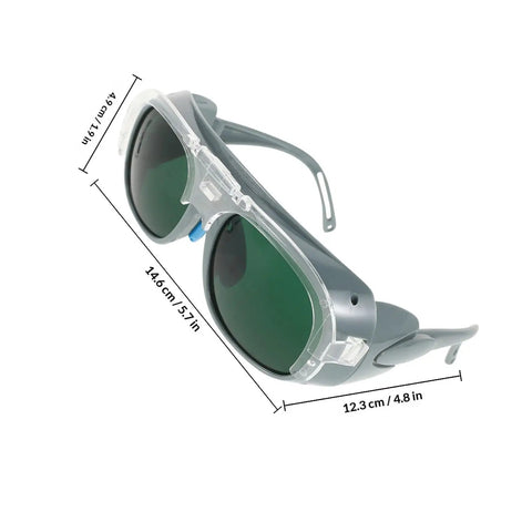 Badass Impact Resistant Welding Safety Glasses With Tinted Arc Lens And Heavy Duty Frame For Industrial Grinding Dust Splash Eye Protection That Is Hella Durable For Daily Tasks