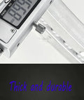 Zero Setup Lazy Susan Turntable Bearing with Silent Ball Bearing Aluminum Alloy Swivel Plate showing thickness measurement