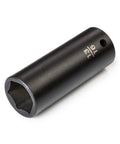 Rock Solid 1/2 Inch Drive 13/16 Six Point Impact Socket Designed For Real Mechanical Work Features a deep well design.