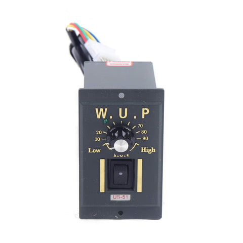 Control panel of Geared 110V 90W AC Motor With Variable Speed Controller For Single Phase Use.