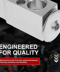 AC Expansion Valve Upgrade For Most Vehicles High And Low Temperature Resistant Metal Anti Rust AC System Valve