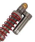 110mm Adjustable RC Shock Absorber With Washers For 1 To 10 RC Truck Crawler Axial SCX10 90046 TRX 4 D90 Upgrade Part Beefed Up Dual Stage Spring Rate CNC Machined close-up