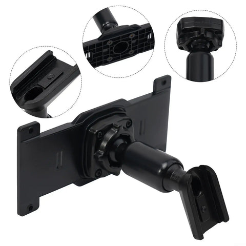 Heavy Duty Metal Rear View Mirror Back Plate Panel For Car Dash Cam DVR Easy DIY Installation Custom Fit 5x5 Screw Hole Distance