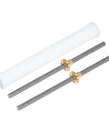 2 Pack 200mm TR8X1 Lead Screws With Brass Nuts For 3D Printer And CNC, in plastic tube