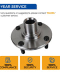 Front Wheel Hub And Bearing Assembly For Ford Focus 2000 To 2011 4 Lug Pattern Direct Replacement Easy Install OEM Grade Quality