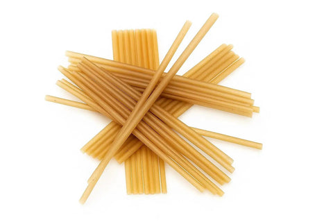 Compostable Agave Fiber Straws, Individually Wrapped, 20,000 Count, Rigid For Hours In Hot Coffee Up To 106 Fahrenheit, Frozen Margaritas And Smoothies Safe, Zero Plastic, No Taste, Eco Friendly Bar And Cafe Must Have, stacked straws