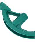 Super Badass Lightweight One Inch Water Wire Pipe Bender For Steel Copper Aluminum Home Shop Hand Tube Bending Tool That Handles Heavy Duty Work With Zero Sweat, green steel construction.