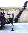 Backhoe Attachment For Tractors With 3 Point Hitch Cat 1 PTO 15 Inch Bucket Self Contained Hydraulic System 25 To 45 HP
