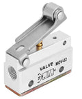Pneumatic Roller Lever Switch With Aluminum Alloy Body, compact mechanical valve actuator for precise directional control