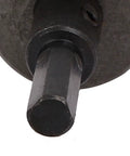 Close-up of the 70mm tool holder from the 36mm Hole Saw Kit With 70mm Tool Holder And Spring Loaded HSS Twist Drill Bits Includes 2 Hole Saws 2 Hex Wrenches 2 Cases Pro Grade For Quick Holes And Durable Precision Cutting Model 99as546qo105