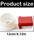 Dust Catcher Box For Drywall Holes Universal Compatibility With Most Drill Bits Mess Free Drilling dimensions shown in cm and inches