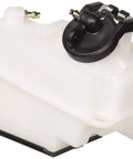 5363X 150cc Fuel Tank For RC Cars And Short Course Trucks Durable Stock Replacement Part For Maximum Run Time And Reliable Performance Built To Last Ideal OEM Style Fit For Nitro And Electric RC Vehicles, shown from side angle