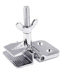 Front view of a Two Pack Butterfly Frame Hinge Clamp Set For Screen Printing Heavy Duty Zinc Alloy DIY Hobby Tool With Screws Secure Screen Frames