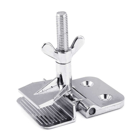 Front view of a Two Pack Butterfly Frame Hinge Clamp Set For Screen Printing Heavy Duty Zinc Alloy DIY Hobby Tool With Screws Secure Screen Frames