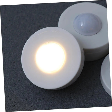 Close-up of Six Pack LED Cabinet Lights Set With Dimmable Warm White Under Cabinet Lighting for Cupboards Kitchen and Office Use Touch Control Dimmer and Easy Install