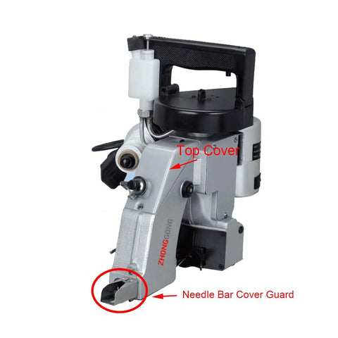Needle Bar Cover Guard 245033 Replacement Part For Portable Bag Closer New Long NP-7A NP-7 GK26-1A Sewing Machine installed