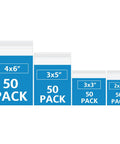 Clear Mini Baggies Pack Of 200 Resealable Plastic Bags For Jewelry Beads Crafts And Small Parts, Assorted Sizes 50 packs shown