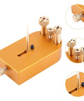 Pro Grade Watch Repair Balance Wheel Bracket Movement Holder for Precision Adjustment, Metal Construction, 6.7x4.9x3.4 cm tool details