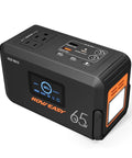 Go To Portable Power Station 98Wh Solar Generator For Camping And Home Backup 270W Peak 135W Continuous 65W PD USB C AC Outlet LED Light