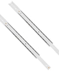 16mm Wide Drawer Slides 200mm Push To Open Rails Side Mount Two-Section Track For Kitchen Cabinets And Office Storage