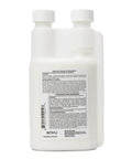 Back view of Indoor Outdoor Perimeter Pest Control Insecticide Concentrate bottle with label showing instructions and ingredients