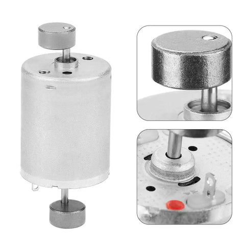 Dual Shaft 12V DC Vibration Motor with high torque and low noise copper windings for DIY vibe devices, robots, toys, prototyping projects