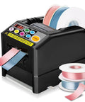 Automatic Tape Dispenser And Ribbon Cutter With Smart Sensor And Memory Function 999mm Cut Length And 6 To 60mm Width