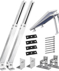 Adjustable Solar Panel Tilt Mount Brackets For RVs And Roofs 15 To 30 Degree Tilt Fits Most Standard Panels Off Grid Ready Universal 1 Pack