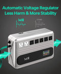 Reliable UPS Battery Backup And Surge Protector For Home Office And Desktop Setup With AVR, LCD Display, Seven Outlets