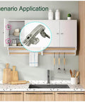 Installed Two Pack 90 Degree Corner Cabinet Hinges Soft Close for Kitchen Cabinets With Blind Angle Design Ideal For Doors