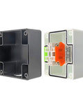 Green Mushroom Momentary Push Button Station 660V 10A 1NO 1NC Industrial Grade Control Button With Plastic And Metal Housing