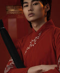 Person holding 65 Inch Sword Back Bag Cover For Katana And Shinai Travel Case With Shoulder Strap Tough Martial Arts Gear Bag.