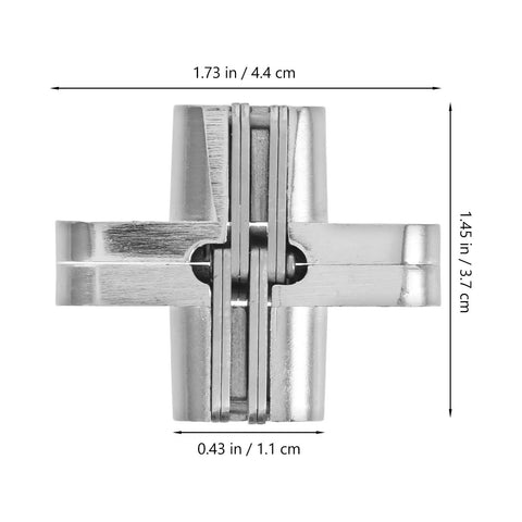 Invisible Stainless Steel Door Hinges For Hidden Cabinets And Folding Doors Concealed Cross Hinge