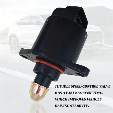 Idle Air Control Valve Replacement for Stable Engine Idle and Smooth Running shown next to a car.