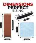 Dimensions of Whetstone Starter Set With 1000 6000 Grit For Ultra Sharp Knives Made In Japan Knife Angle Holder Wiping Cloth