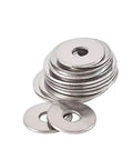 Flat Washer Kit For M10 And M12 Bolts With Precision Spacers And Shims In Stainless Steel Ultra Thin To Thick Washers For Fine Adjustments And Solid Load Distribution Great For Custom Fit And Quick Mechanical Tweaks, stacked stainless steel washers for M10 M12 bolts