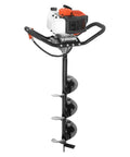 Gas Powered Post Hole Digger With 43cc Engine And 8 Inch Auger Bit, 30 Inch Alloy Shaft, Heavy Duty Earth Digger For Farmland Garden And Planting Projects, EPA Certified