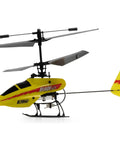 MCX Anniversary Edition RC Helicopter Ready To Fly Indoor Ultra Micro Flyer yellow model side view