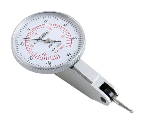 0.01 mm By 0.8 mm Dial Test Indicator With Large 1.5 Inch Face Jeweled Movement Includes 3/32 And 3/8 Inch Mounting Shanks Model S900 C114 Pro Grade Precision Micro Dial Gauge For Machining Setup And Alignment Workhorse