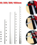 Aluminum T Track Slider Miter Jig For Table Saw Workbench And Miter Saw Use In Woodworking Shops And Home Workshops 100mm Type A No Thread Or Type B With Thread Available In 200mm 300mm And 450mm Lengths, shown in various lengths and applications.