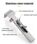 Rock Solid Adjustable Drawer Clamp 21 To 50Mm Wide Single Press Alloy Steel Stabilizer showing stainless steel construction details.