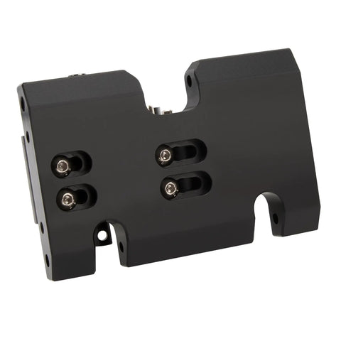 Overdrive LCG Transmission Gearbox For Axial SCX10 1/10 RC Crawler Upgrades, Aluminum Alloy, 72mm Skid Plate, Link Mount Holes