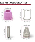 Plasma Cutter Torch Consumables Kit 24 Pcs For AG-60 AG-60P SG-55 WSD-60 Includes Nozzles.040 Inch size details