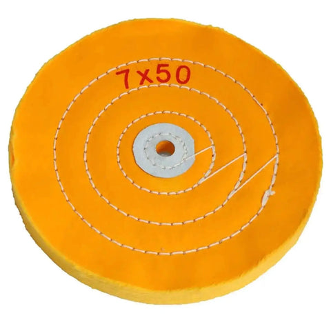 Top Shelf Cotton Buffing Pads For Angle Grinders 10 Pack Polishing Wheel 7-inch diameter for smooth polishing on various surfaces.
