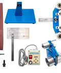 Components of No Fluff 915X50MM Belt Grinder Machine Powered By Beast Mode 750W Brushless Motor for setup and control.