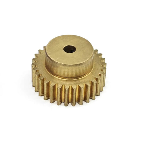 Beefy Copper 52 Tooth Straight Spur Gear 0.75 Module 52T With 5mm Bore 40.5mm Diameter 8mm Teeth Thickness for machinery