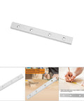 Beefy Aluminum Miter Track Jig 200mm T Slot Rail with four mounting holes for router table fence and woodworking projects