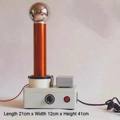 Spark Gap Coil Kit Arc Maker And Lightning Simulator Realistic 15cm Discharge Distance, copper coil demo unit with control box
