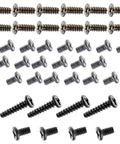 Must Have Game Console Screw Repair Kit Full Replacement Set With Triwing Bits in metal, assorted screws on white background