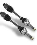 Rear CV Axle Replacement Kit for Sportsman 400 450 500 HO 800 EFI 4x4 Quads Left and Right Drive Half Shafts laid side by side